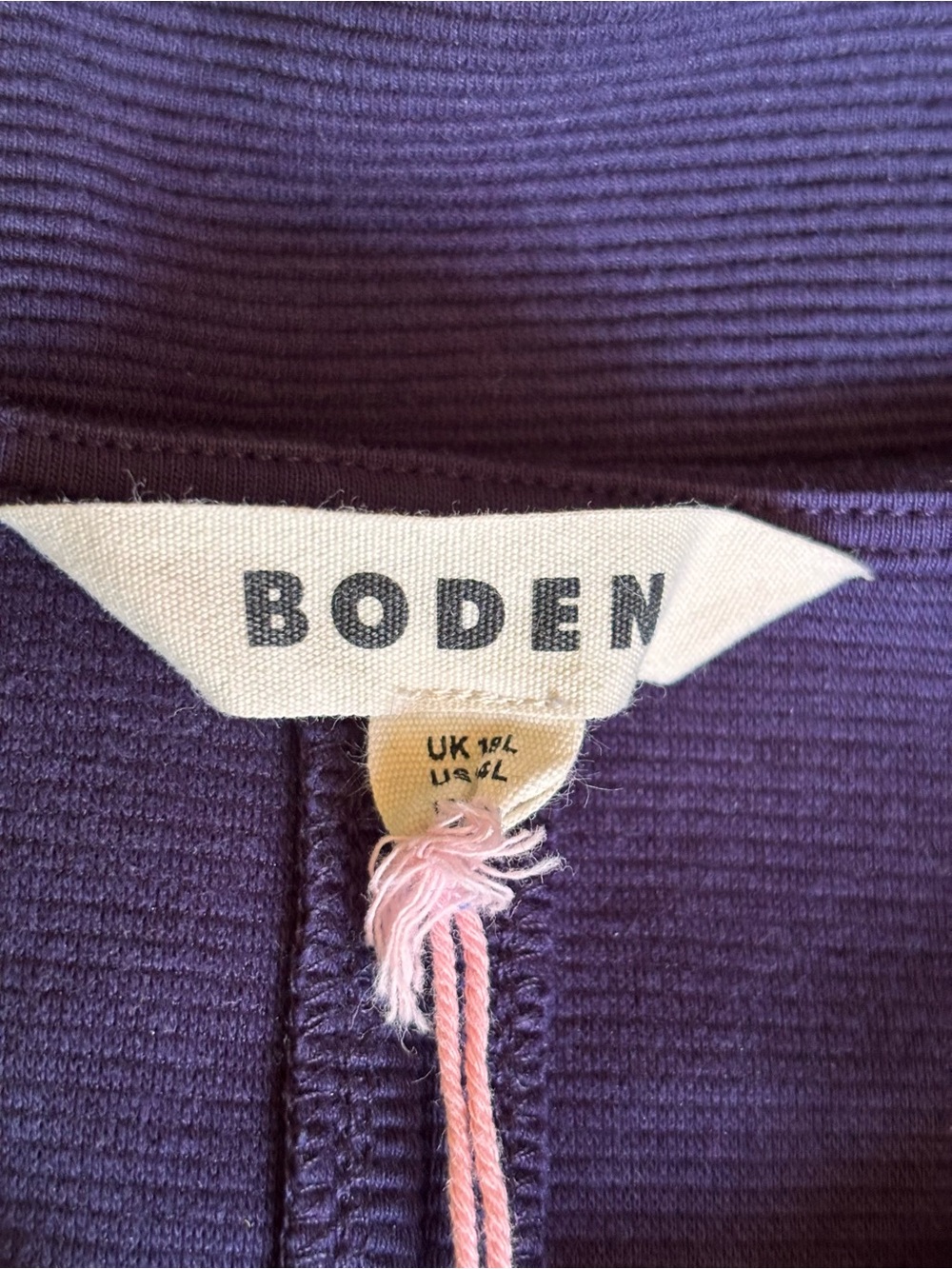 Women’s BODEN shift dress size 14L. Beautiful dark blue. Perfect condition. - Picture 3 of 4